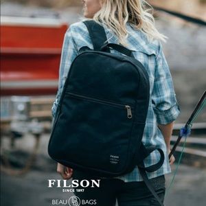 Filson black Bandera Backpack